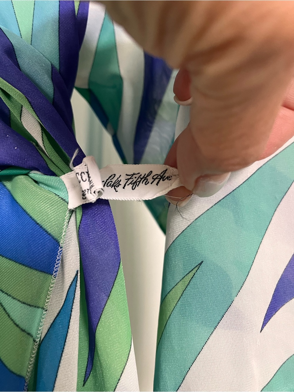 Vintage  Chevron Button-Front Duster - Picture 6 of 10